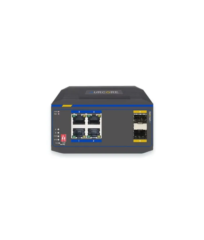 AurCore AIS2001P Network Switch 4GE+2GE SFP POE