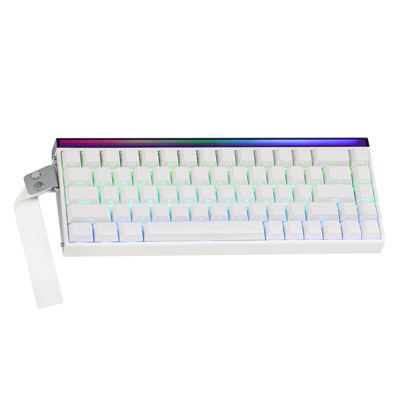 AULA Hero 68 HE 60% White Gaming Keyboard Wired