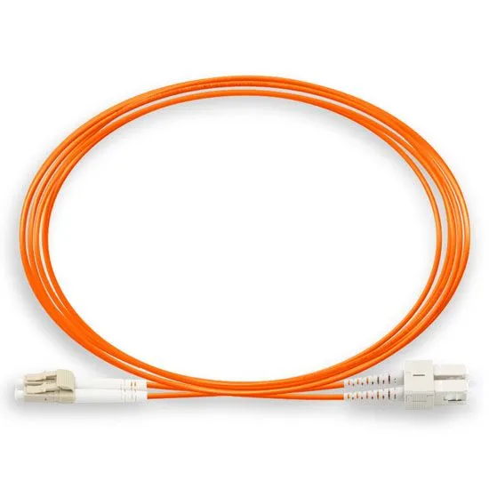 DAD 5M LC UPC - SC UPC 62.5/125 OM1 Duplex Multi-mode Fiber optic patch cord