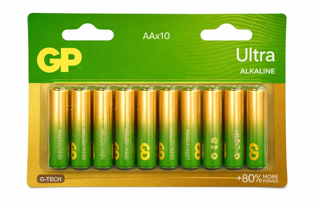 GP Alkaline Battery Ultra AA 10 PCs