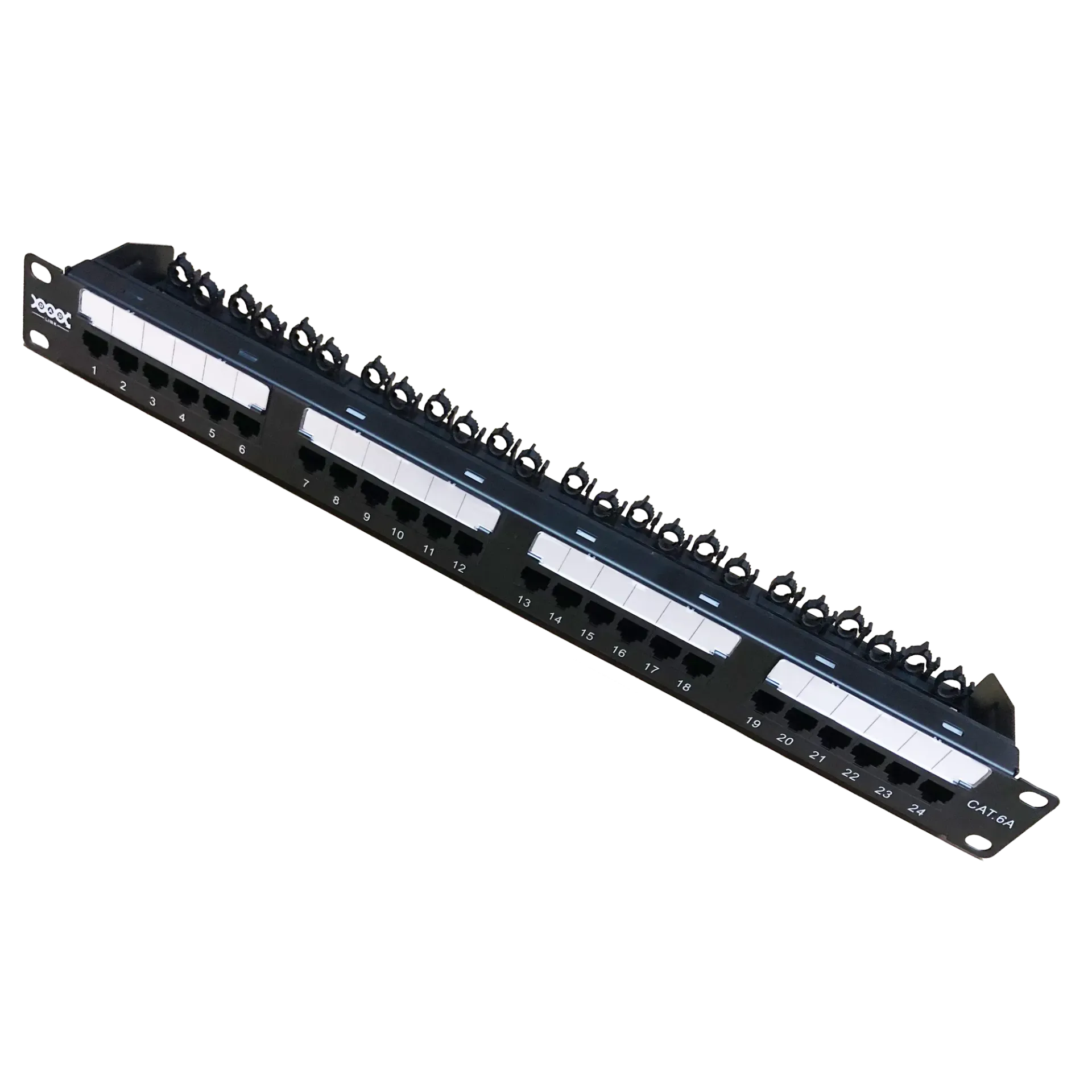 DAD LINK Unshielded 24-Port Full-Loaded Patch Panel CAT.6A (DAD-NPPC6A1B241)