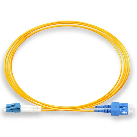 DAD 5M LC UPC - SC UPC 9/125 OS2 Duplex Single-Mode Fiber optic patch cord