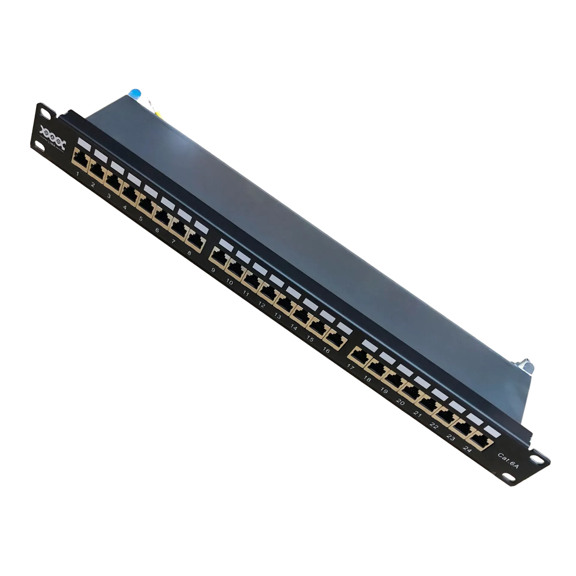 DAD LINK Shielded 24-Port Full-Loaded Patch Panel CAT.6A (DAD-NPPC6A2B241)