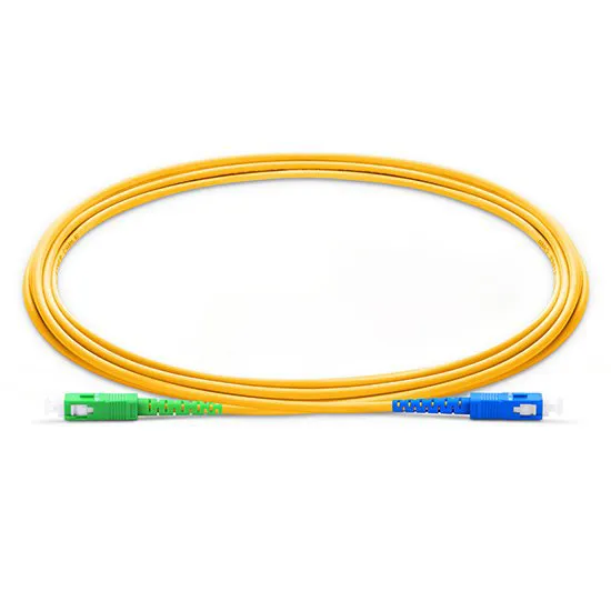 DAD 10M SC UPC - SC APC 9/125 OS2 Simplex Single-Mode Fiber optic patch cord