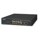 Planet (GSD-1008HP) 8-Port 10/100/1000T 802.3at PoE + 2-Port 10/100/1000T Desktop Switch (120 watts)
