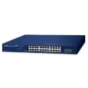 Planet (GSW-2620HP) 24-Port 10/100/1000T 802.3at PoE + 2-Port 1000X SFP Gigabit Ethernet Switch