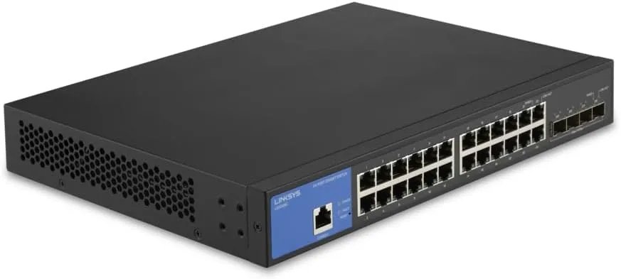 Linksys LGS328C 24-Port Managed Gigabit Ethernet Switch with 10G SFP+