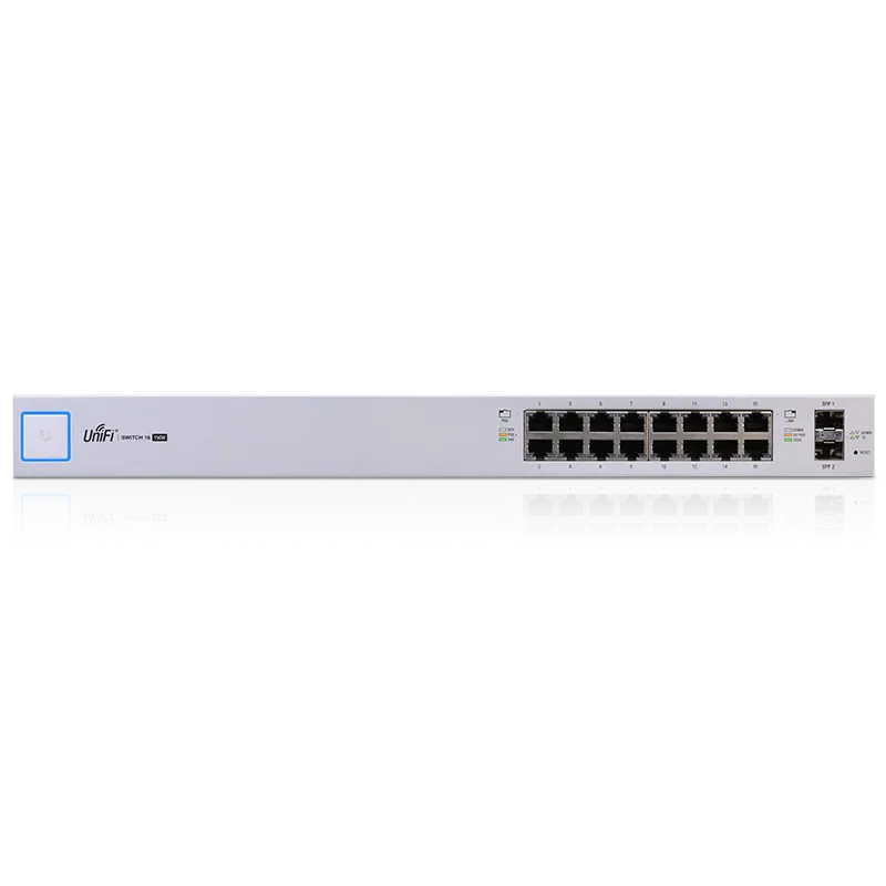 UBiQUiTi Networks 16-Port UniFi Switch, Managed PoE+ Gigabit Switch with SFP, 150W (US-16-150W)