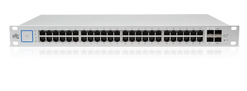 Ubiquiti Networks US-48-500W UniFi Managed PoE+ Gigabit 48 RJ45 Port 500W Switch with SFP+ Ports