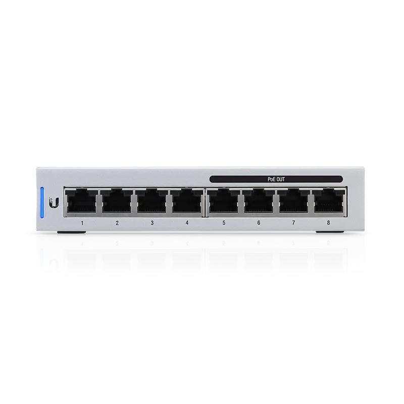 UBiQUiTi Networks (US-8-60W) UniFi 8-Port Gigabit PoE Compliant Managed Switch