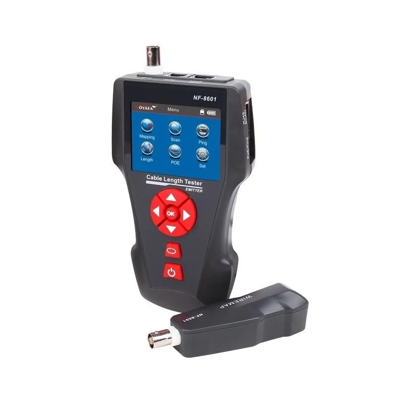 Noyafa NF-8601 Multi-Functional Network Cable Tester for RJ45, RJ11, BNC, PING/POE