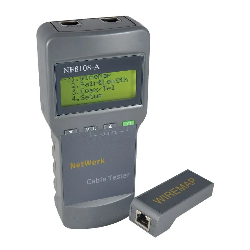Noyafa NF-8108A Network LAN Cable Tester Meter Cat5 Phone RJ45 RJ11 BNC Cat5E/ 6E UTP STP