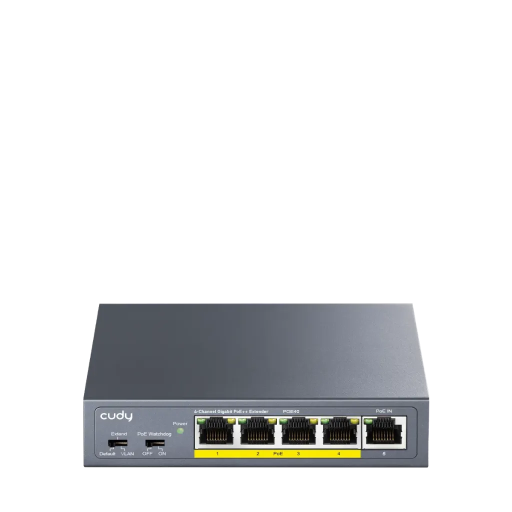 Cudy (POE40) 4-Channel Gigabit POE Extender POE40 Switch 802.3at/af/bt compliant