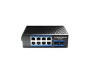 Cudy 8-Port Gigabit Industrial PoE+ Switch with 2 SFP Slots (IG1008S2P)