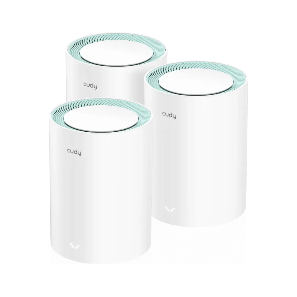 Cudy AC1200 Dual Band Whole Home Wi-Fi Mesh System (M1300 3-Pack)
