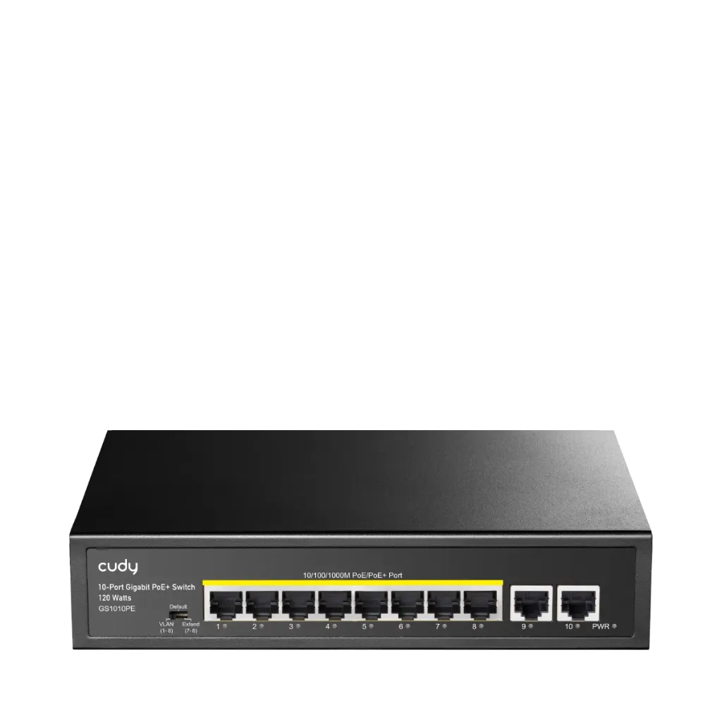Cudy 10-Port Gigabit PoE+ Switch (GS1010PE)
