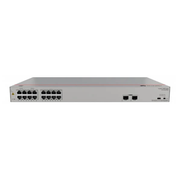 Huawei eKitEngine (S110-16LP2SR) 16*10/100/1000 BASE-T Ports, 2*GE SFP Ports, PoE+, AC Power