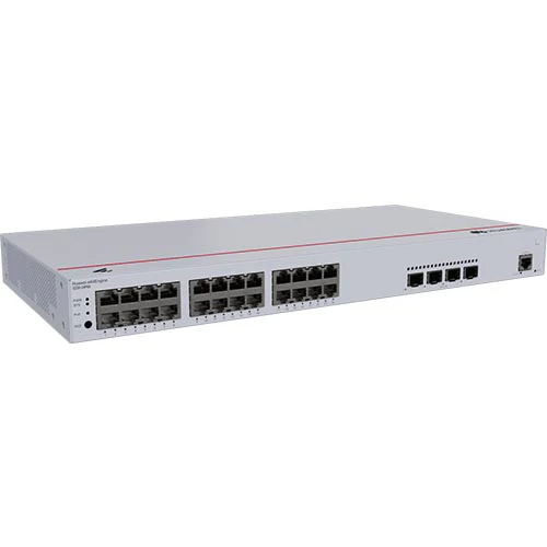Huawei eKitEngine (S220-24P4X) 24*10/100/1000 BASE-T Ports (400W PoE+), 4*10GE SFP+ Ports, Built-in AC Power