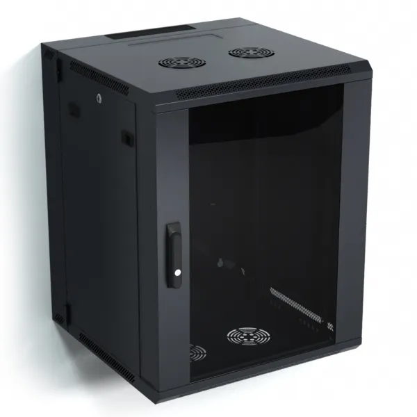DAD LINK Wall Mounted Cabinet 15U  Dimension W*D*H Centimeter 60*60*76.9 2 X Cooling Fan,Side Lock