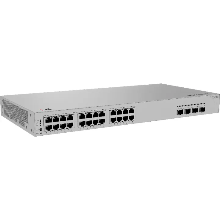 Huawei eKit S220S-24P4JX Gigabyt PoE switch(24*10/100/1000BASE-T  ports (400 W PoE+), 2*10GE SFP+ ports, 2*2.5GE SFP ports, built-in AC power)