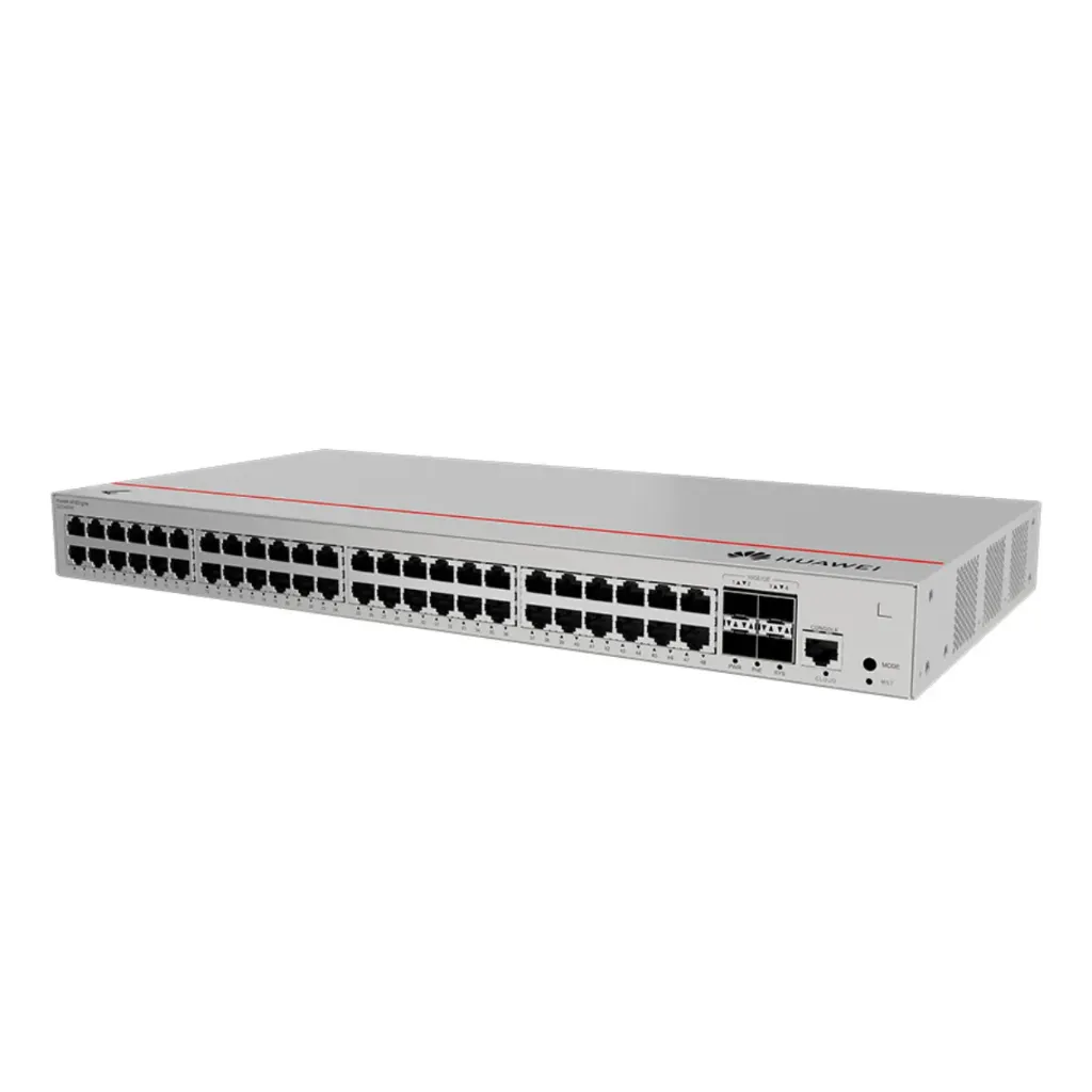 Huawei eKitEngine (S220-48P4X) 48*10/100/1000 BASE-T Ports (380W PoE+), 4*10GE SFP+ Ports, Built-in AC Power