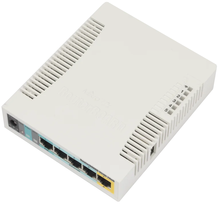 MikroTik RB951Ui-2HnD 5-Port Wireless AP 1000mW