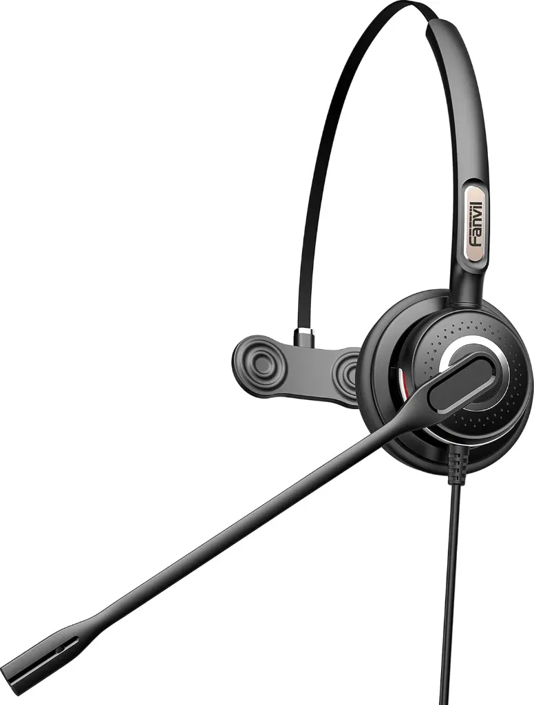 Fanvil (HT201) Monaural Headset with Noise Canceling Microphone