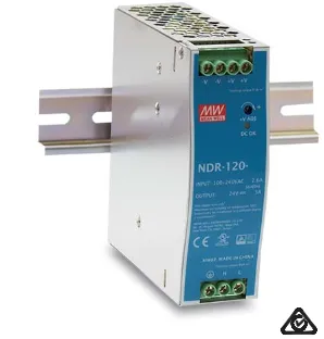 NDR-120-48 Power Supply 120 Watts Slim Line for ETH Series Switches