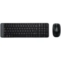 Logitech MK220 Wireless Keyboard and Mouse Combo (Black)