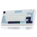 AULA F75 75% Wireless Mechanical Keyboard, Hot Swappable Creamy Keyboard, Pre-lubed Reaper Switches, 2.4GHz/Type-C/BT5.0, RGB Backlit Gaming Keyboards