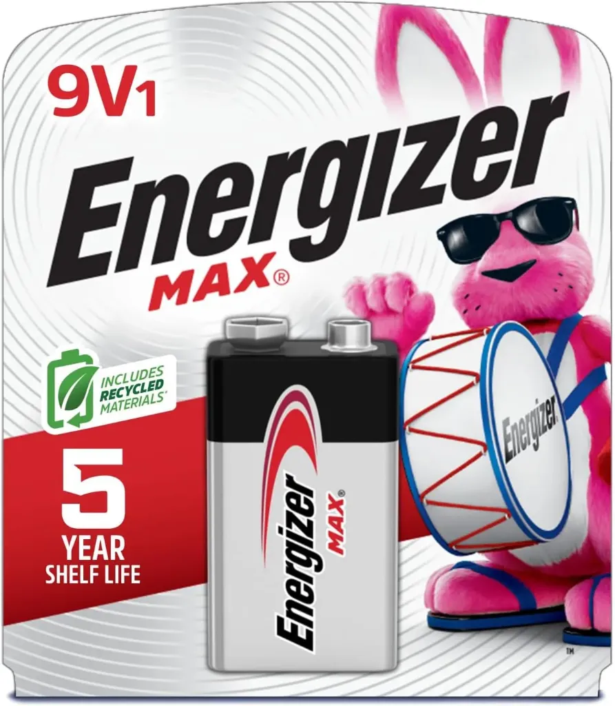 Energizer® MAX Alkaline - 9v Battery 6LR61 (1 Pack)