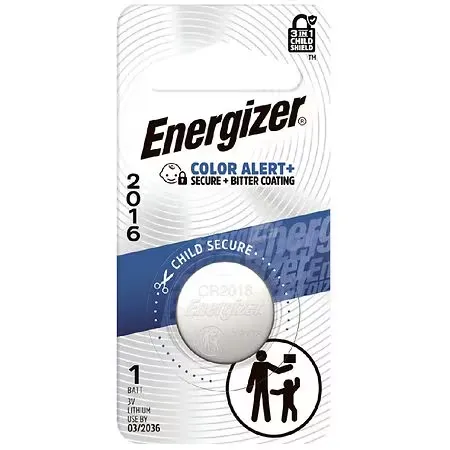 Energizer 3V Lithium E-CR2016 Batteries (1 plus)
