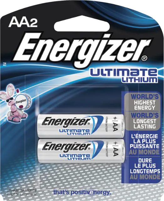Energizer Ultimate Lithium - AA 1.5v AA FR6 ( 2 Pack )