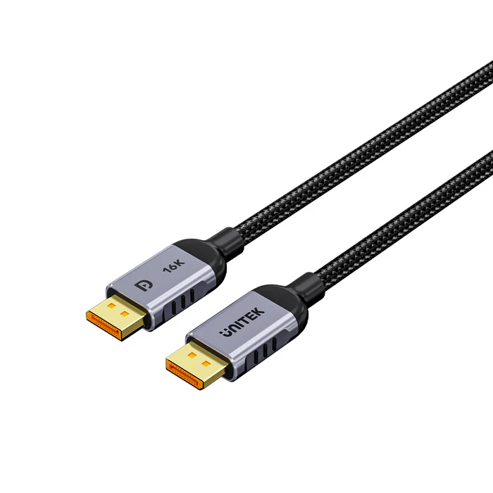 Unitek (C1626GY-3M) DisplayPort V2.1 Cable 3M - 16K 60Hz, 8K 120Hz Support