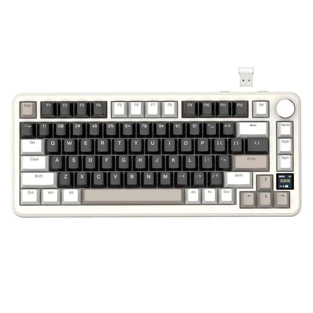 Attack Shark X85PRO RGB connection 87 key layout mechanical keyboard - Color Cheese