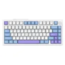 Attack Shark X85 RGB connection 78 key layout mechanical keyboard - White Purple