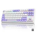 Attack Shark X87 RGB connection 87 key layout mechanical keyboard -  Twilight Purple