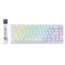 Attack Shark X68PRO HE Magnetic axis mechanical keyboard - White Contour Line