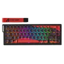 Attack Shark X68PRO HE Magnetic axis mechanical keyboard - Red Contour Line