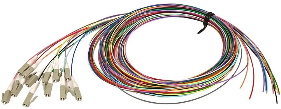 DAD LINK Fiber Optic Pigtail Patch Cord OM2 Multi-mode Simplex LC/UPC 1.5 Meter Tight Buffer 0.9mm LSZH