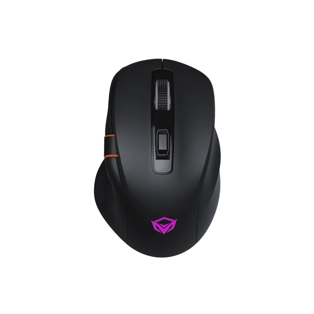 Meetion GW32 Three Mode Ergonomic Gaming Mouse Wireless DPI 8000 Programmable RGB Competitive Gaming (Black)