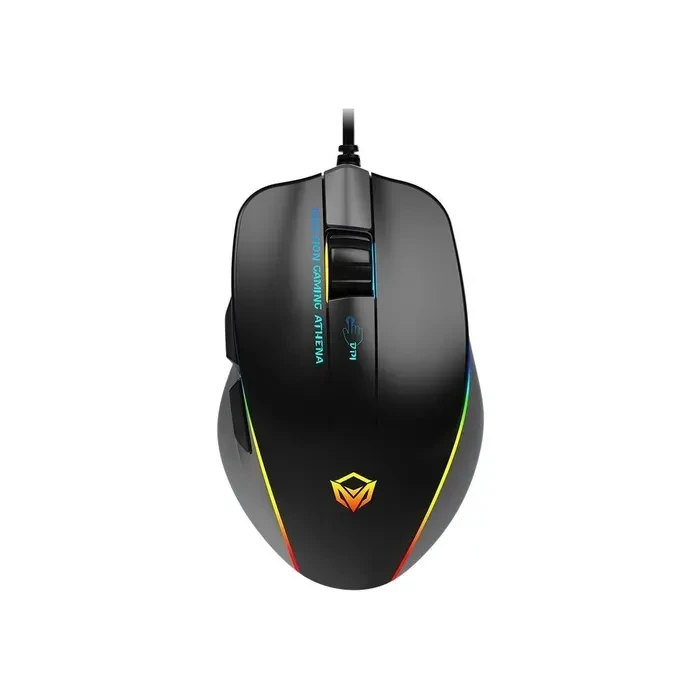 Meetion GM23 RGB Circulation Backlit Wired Gaming Mouse 12800 DPI Adjustable 6 Buttons Marco Programming With Software