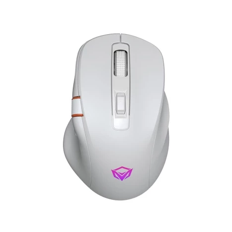 Meetion GW32 Three Mode Ergonomic Gaming Mouse Wireless DPI 8000 Programmable RGB Competitive Gaming (White)