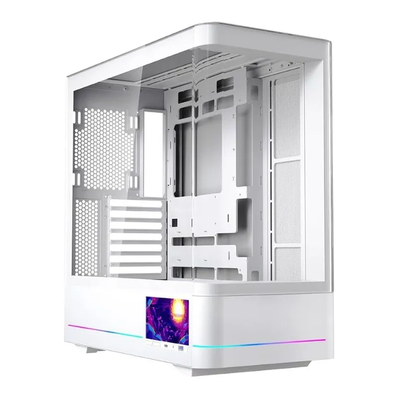 JUNGLE LEOPARD AC-02 WHITE WITH 4 FAN ARGB SCREEN 5.5”