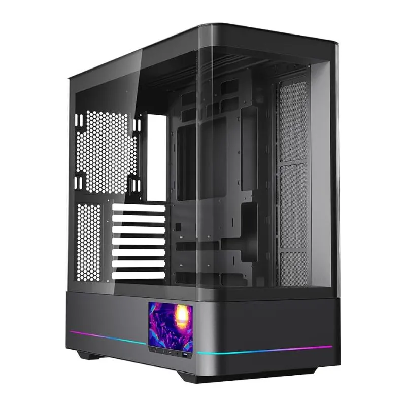 JUNGLE LEOPARD AC-02 BLACK WITH 4 FAN ARGB SCREEN 5.5”