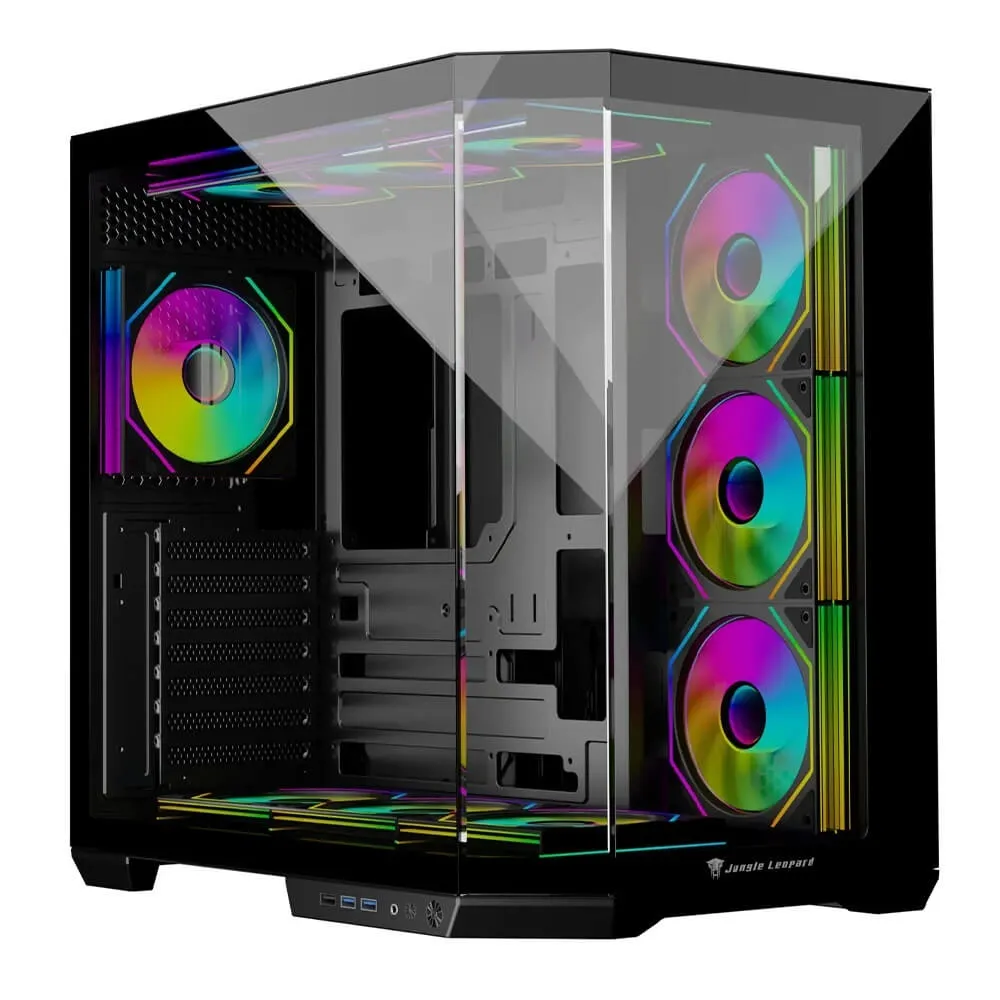 JUNGLE LEOPARD AS-01 BLACK WITH 7 FAN ARGB