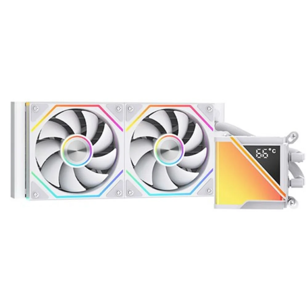 Jungle Leopard Stellar Realm ARGB 240mm CPU Liquid Cooler With Heatpipe Fan LCD Screen Radiator