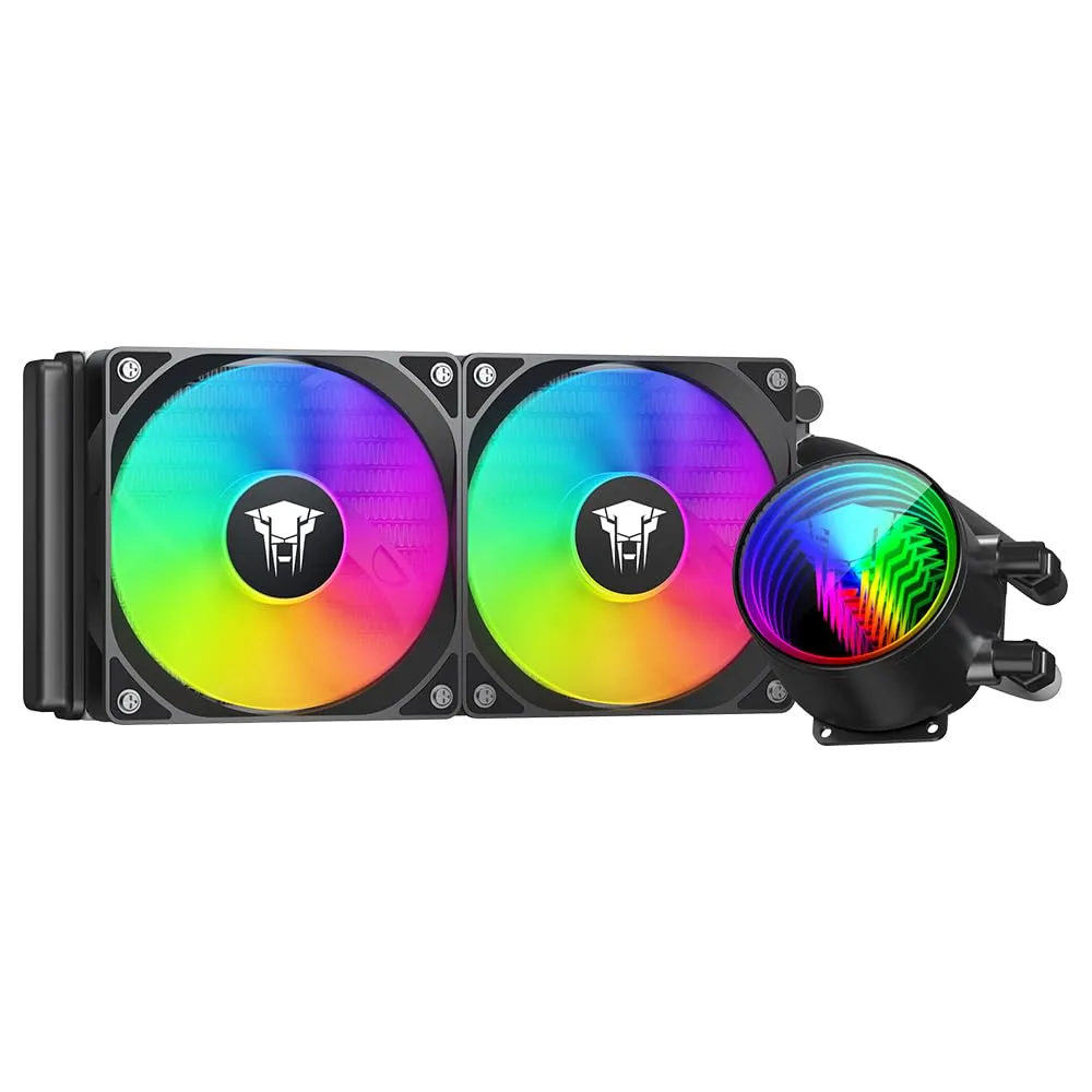 Jungle Leopard TK1 ARGB Water M240 Cooling CPU Cooler, 800 -2000RPM ARGB PWM Fans (Black)